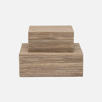 Velma Textured Decorative Box - Set of 2