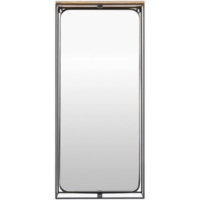 Surya Obsidian Accent Mirror Clearance