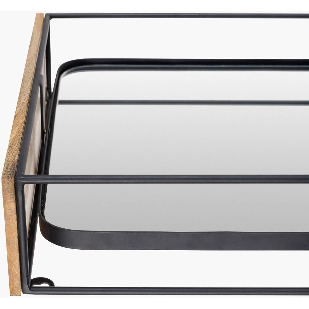 Surya Obsidian Accent Mirror