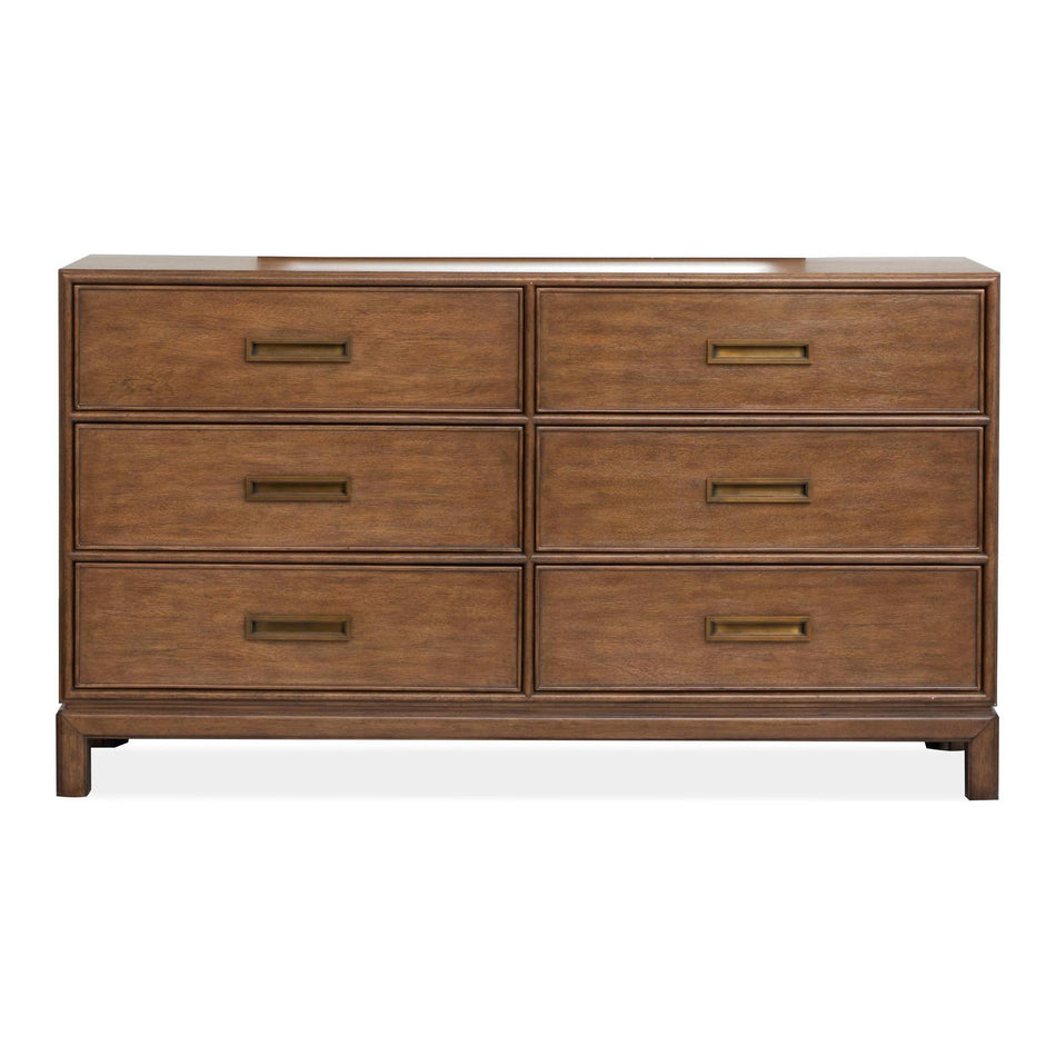 Magnussen Home Ridgefield Russet Double Drawer Dresser