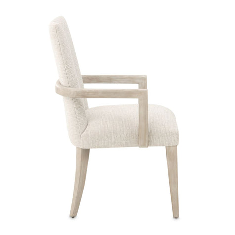 Michael Amini Lotus Bay Dining Arm Chair - Sand