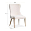 Salt Life Home Sunset Cove Sanibel Brown Upholstered Host Chair Two Pack