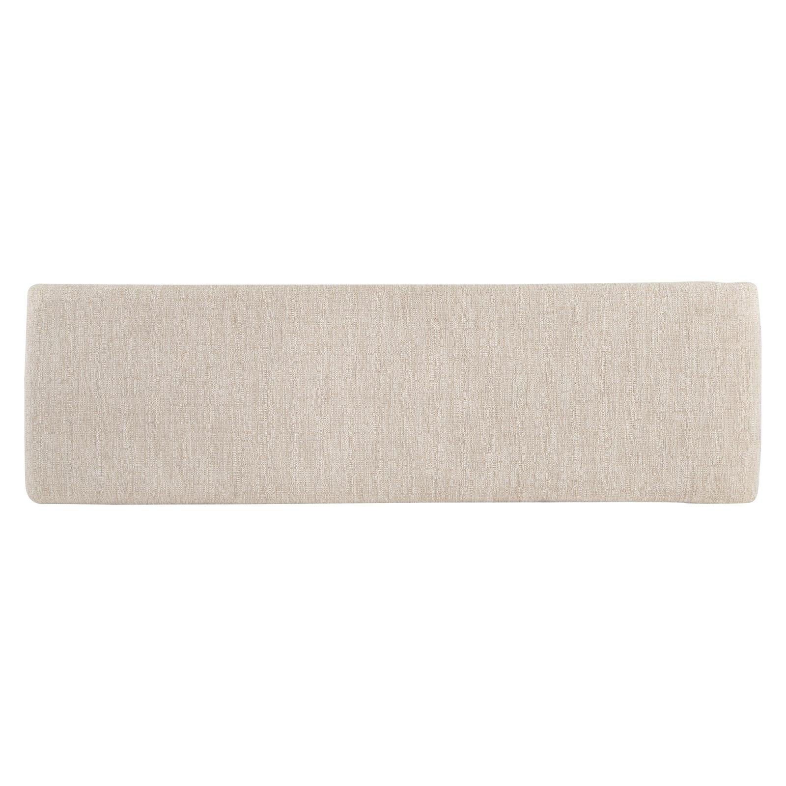 Magnussen Home Heron Cove Chalk White And Dovetail Grey Upholstered Bench