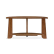 Magnussen Home Tanner Tawny Brown Demilune Sofa Table