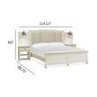 Magnussen Home Willowbrook Egg Shell White Bed