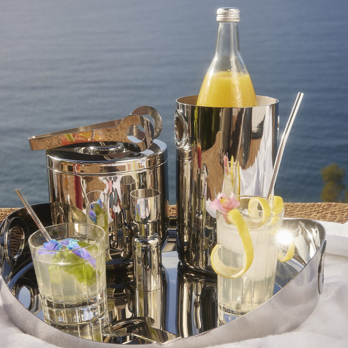 Christofle Oh De Christofle Stainless Steel Bucket