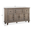 Magnussen Home Lancaster Dovetail Grey Buffet