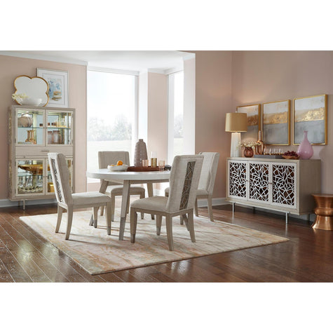 Magnussen Home Lenox Acadia White Dining Table