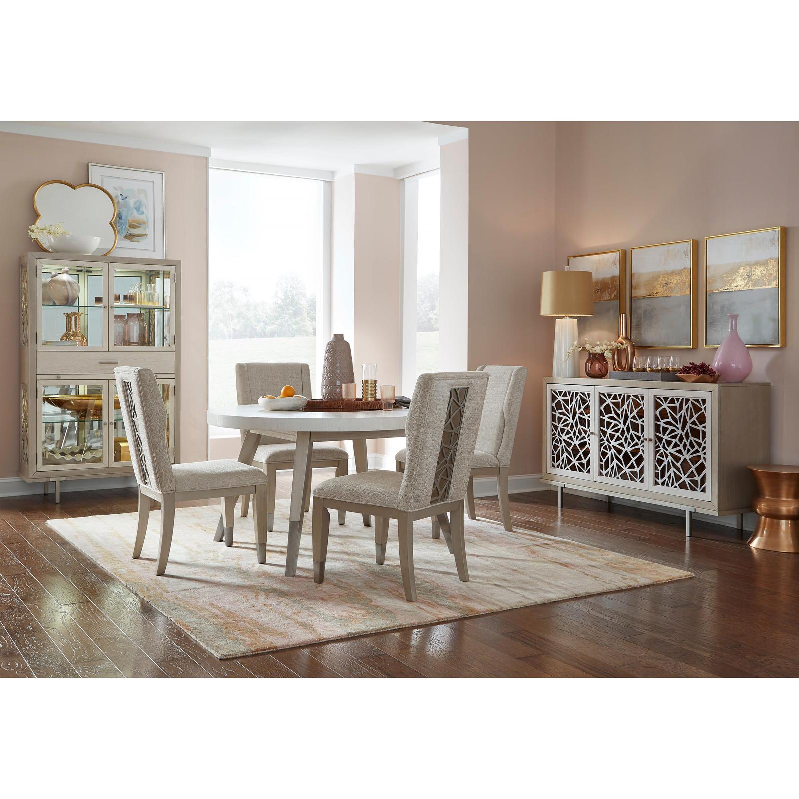 Magnussen Home Lenox Acadia White Display Cabinet