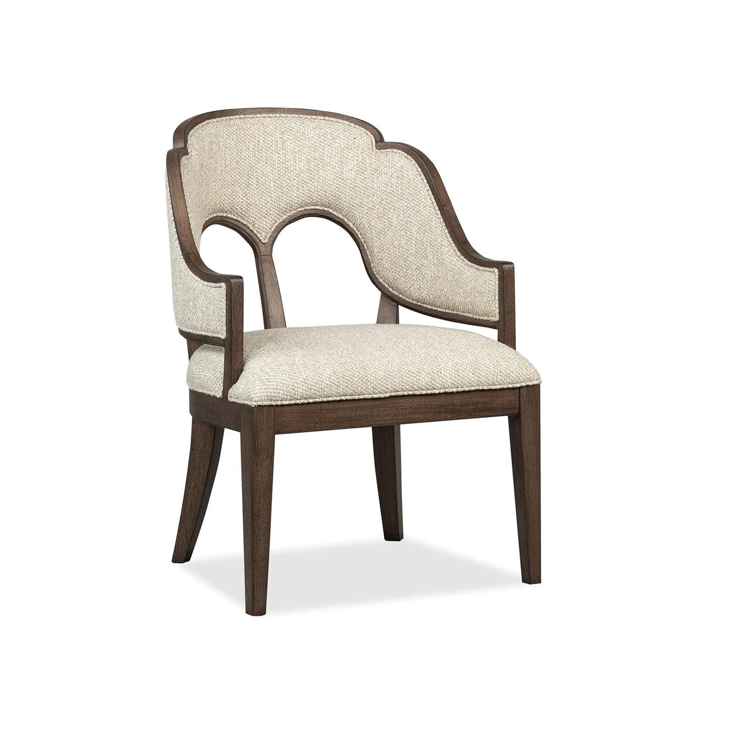 Magnussen Home Jubilee Brown Upholstered Arm Chair Two Pack