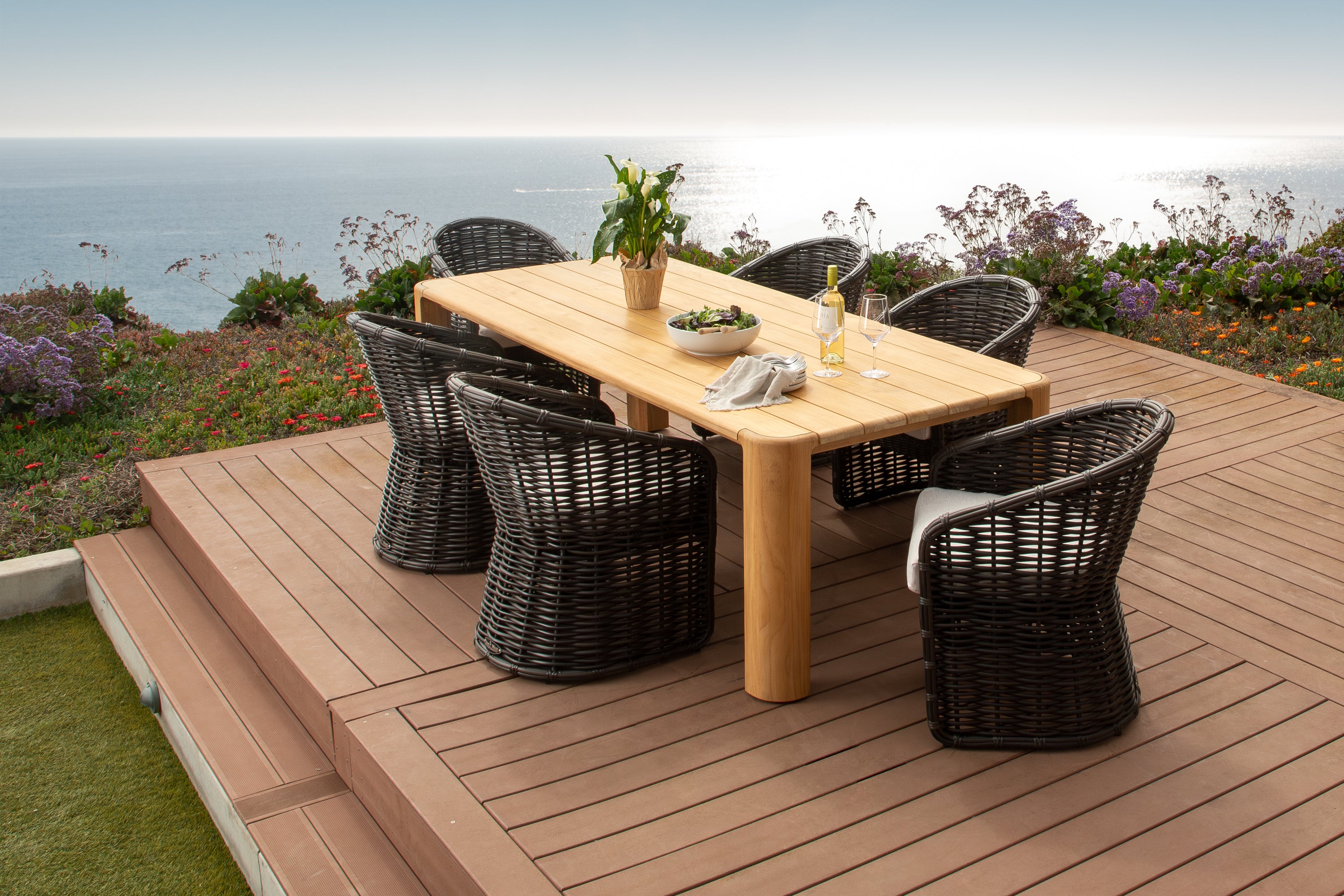 Sunset West Natural Teak 96