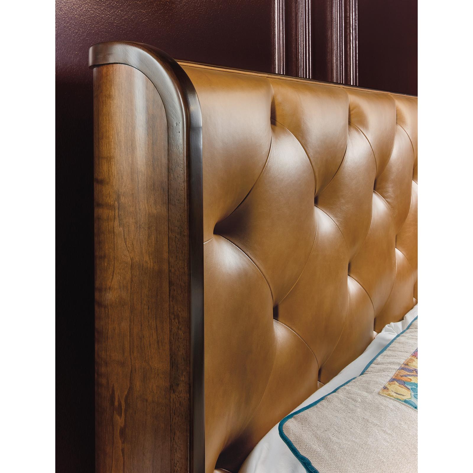 Hooker Furniture Archives California King Leather Bed