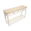 Salt Life Home Echo Isles Sea Pearl and Driftwood Rectangular Sofa Table
