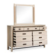 Salt Life Home Sunset Cove Sanibel Brown Drawer Dresser with Landscape Mirror I