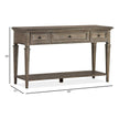 Magnussen Home Lancaster Dovetail Grey Rectangular Sofa Table
