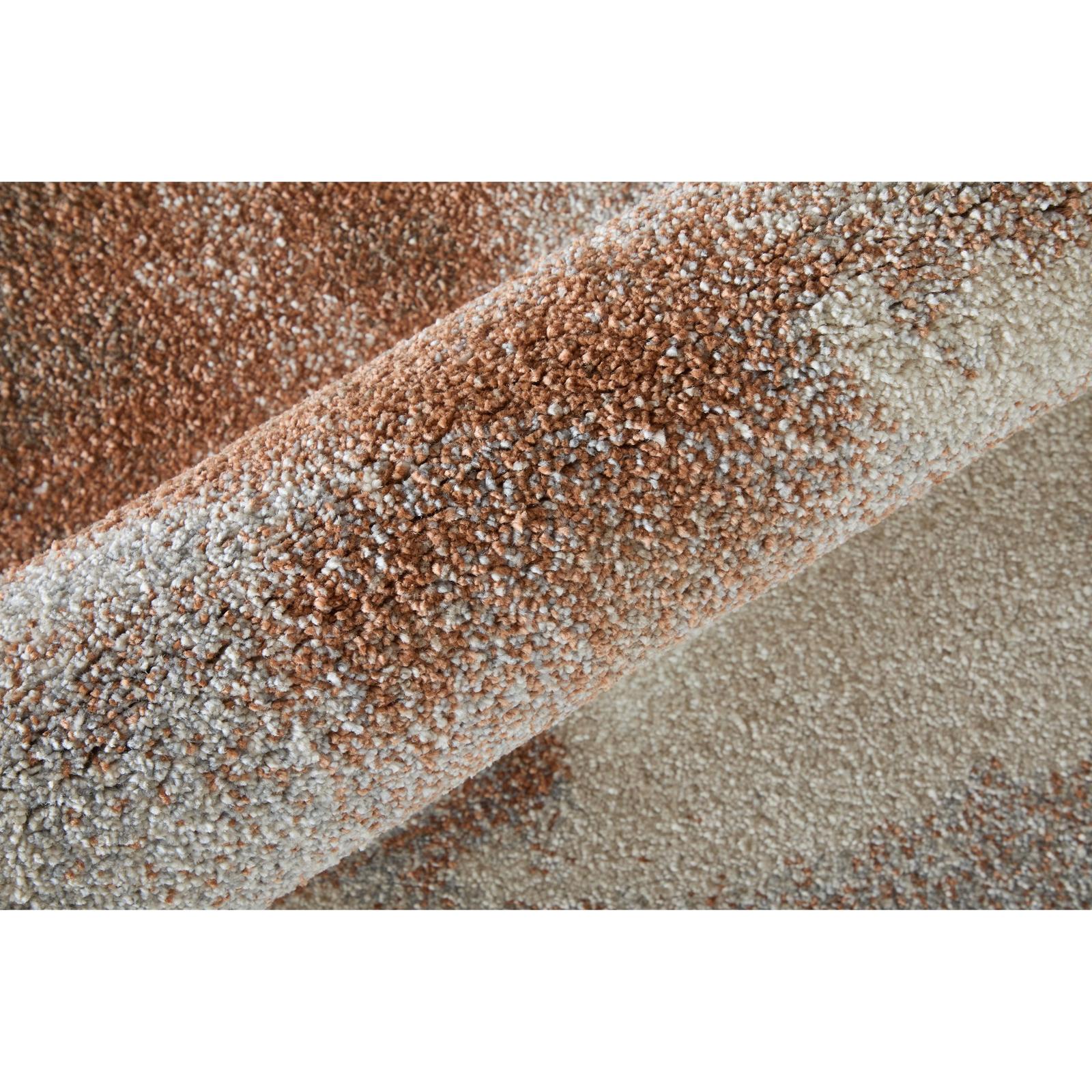 Feizy Gilmore 39UOF Modern Abstract, Ivory/Orange/Gray, Rug