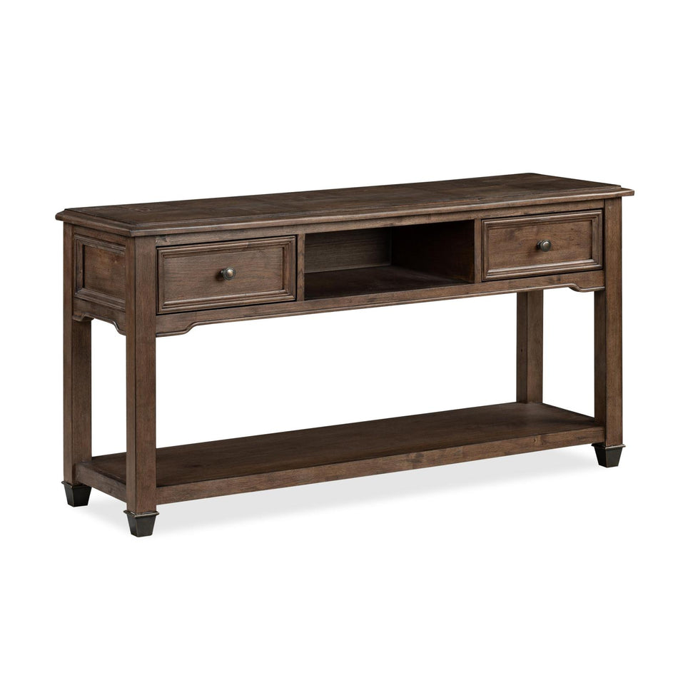 Magnussen Home Cormac Brown Rectangular Sofa Table