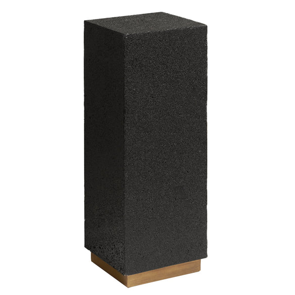 Pulaski Furniture Small Lava Stone Metal Base Pedestal