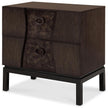 Pulaski Furniture Modern Mosaic Brown Drawer Nightstand