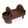 Magnussen Home Holloway Toasted Almond Oval Lift Top Cocktail Table