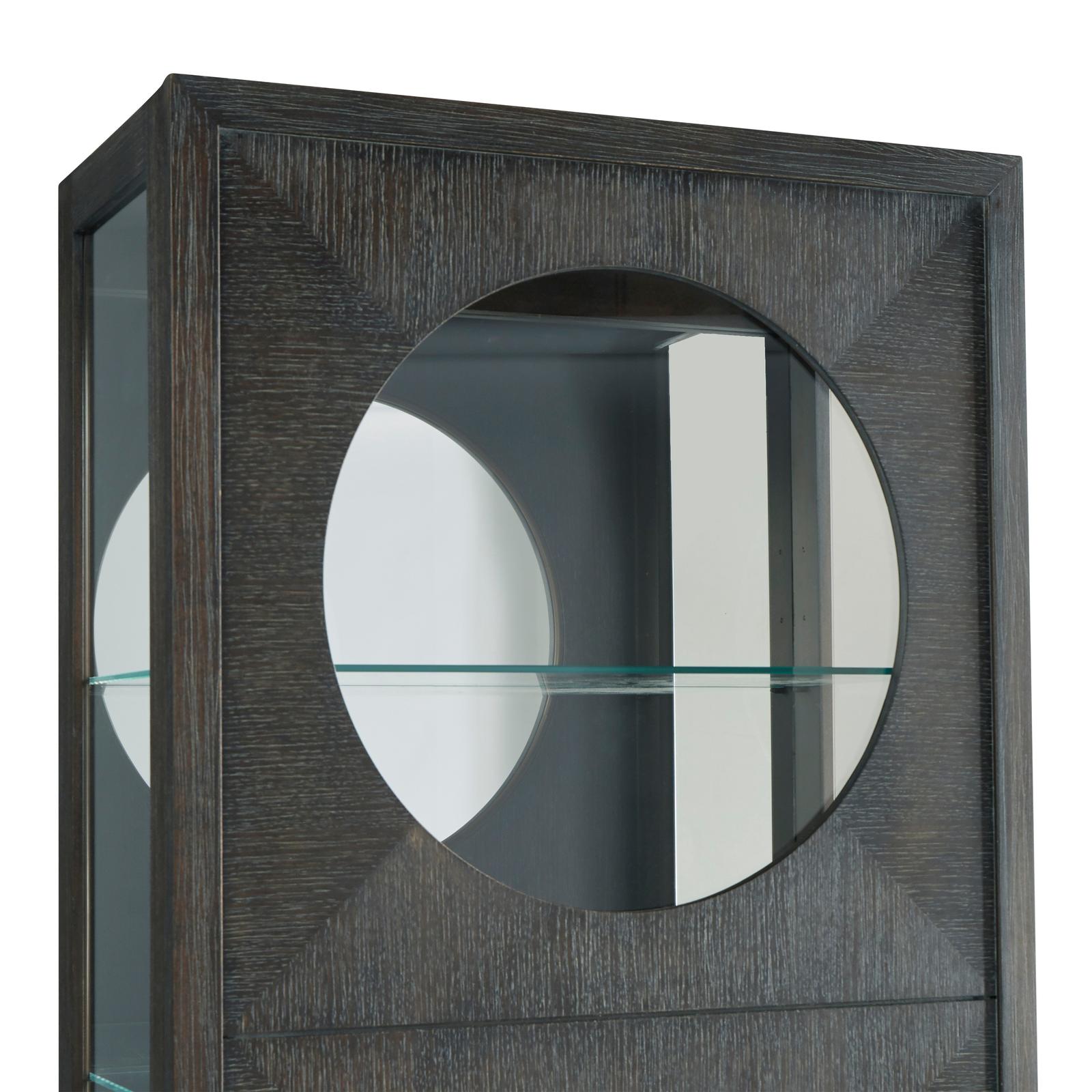 Pulaski Furniture Pulaski Furniture Accents Dark Wood Side Entry Curio Cabinet