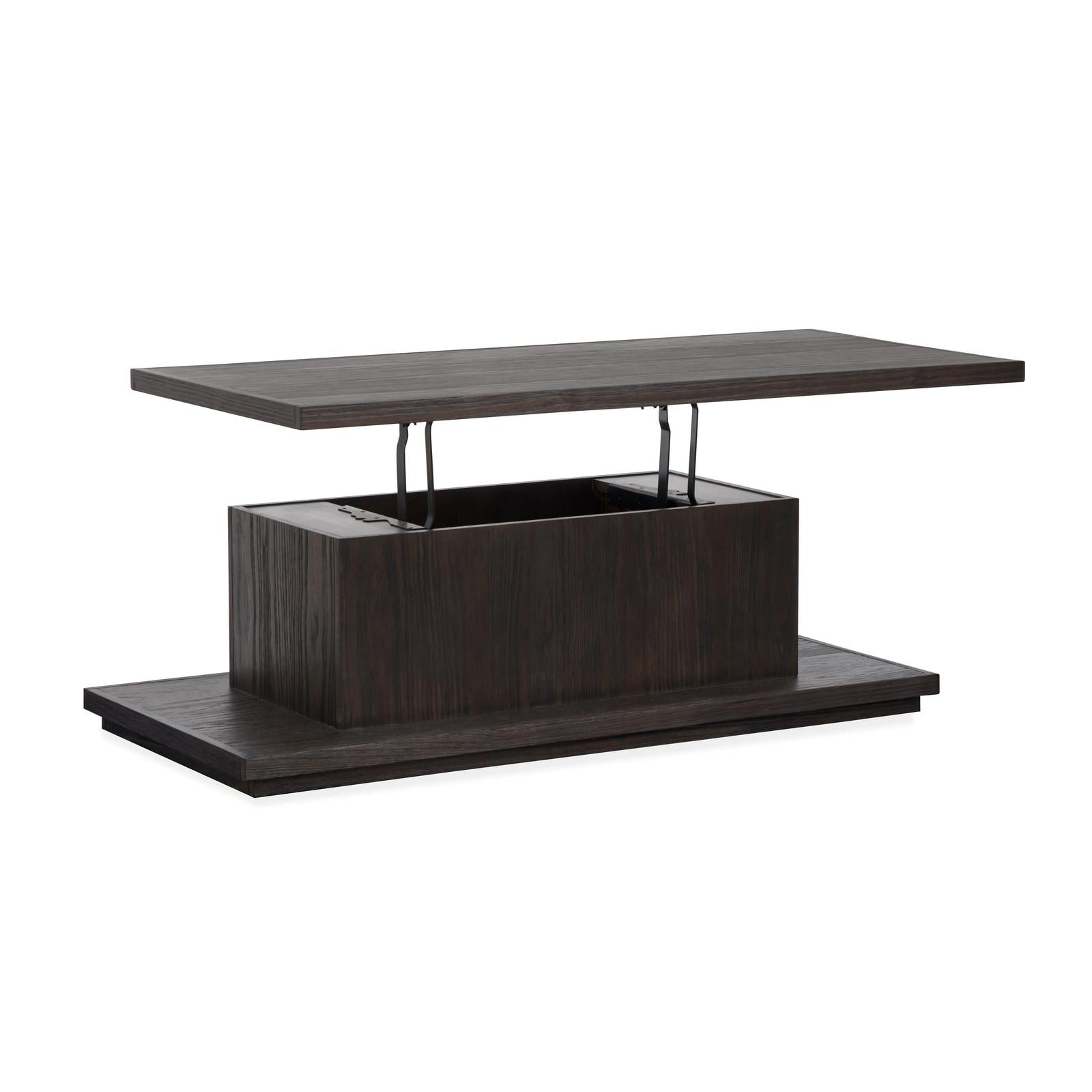 Magnussen Home Shaffer Velvet Roast Lift Top Cocktail Table