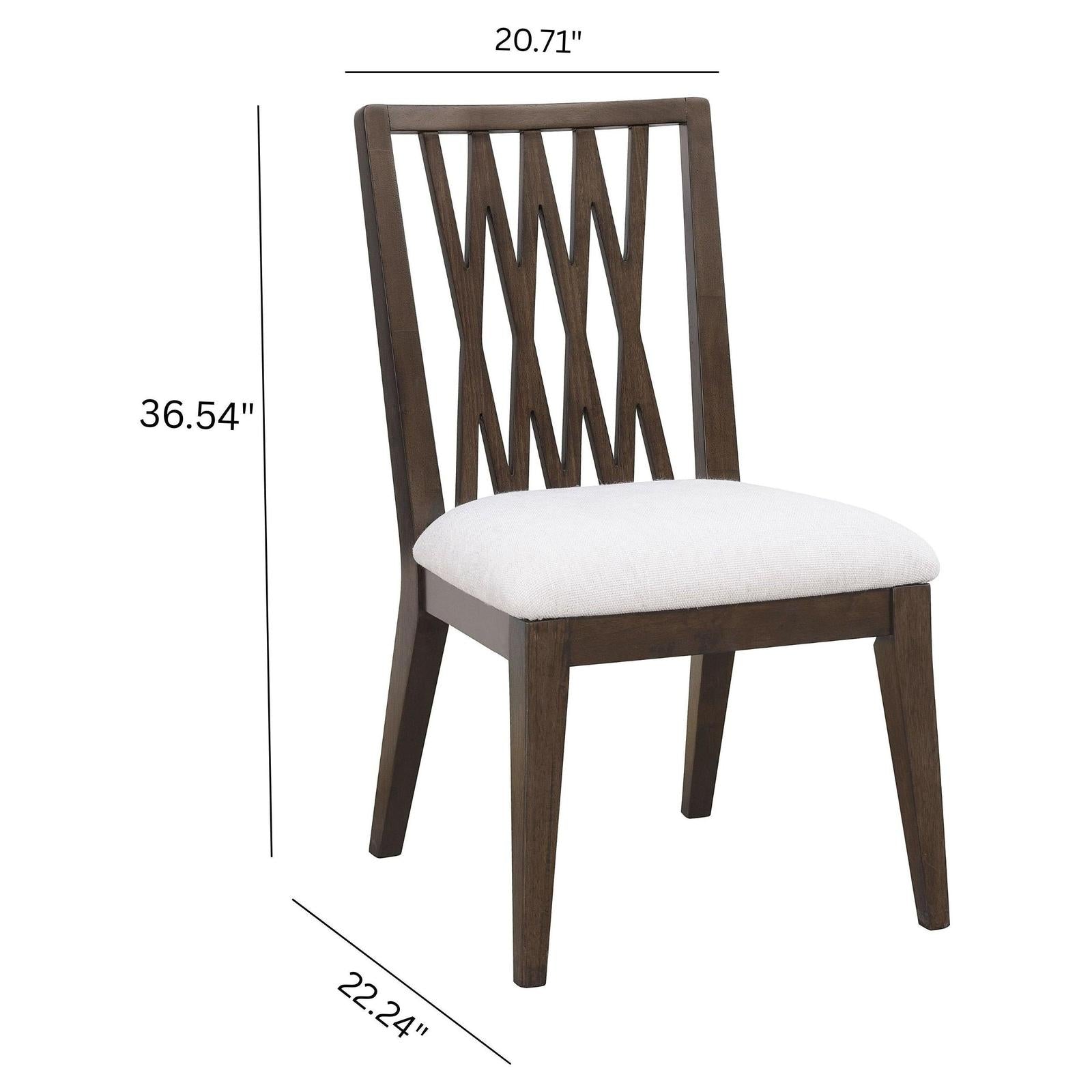 Pulaski Furniture Asher Park Piano Brown Side Chair Set of 2