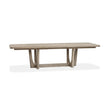 Magnussen Home Braelyn Dorian Grey Extendable Trestle Dining Table