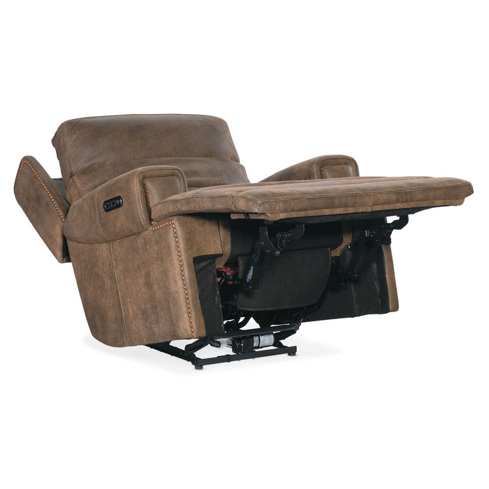 Hooker Furniture Wheeler Power Recliner with Power Headrest