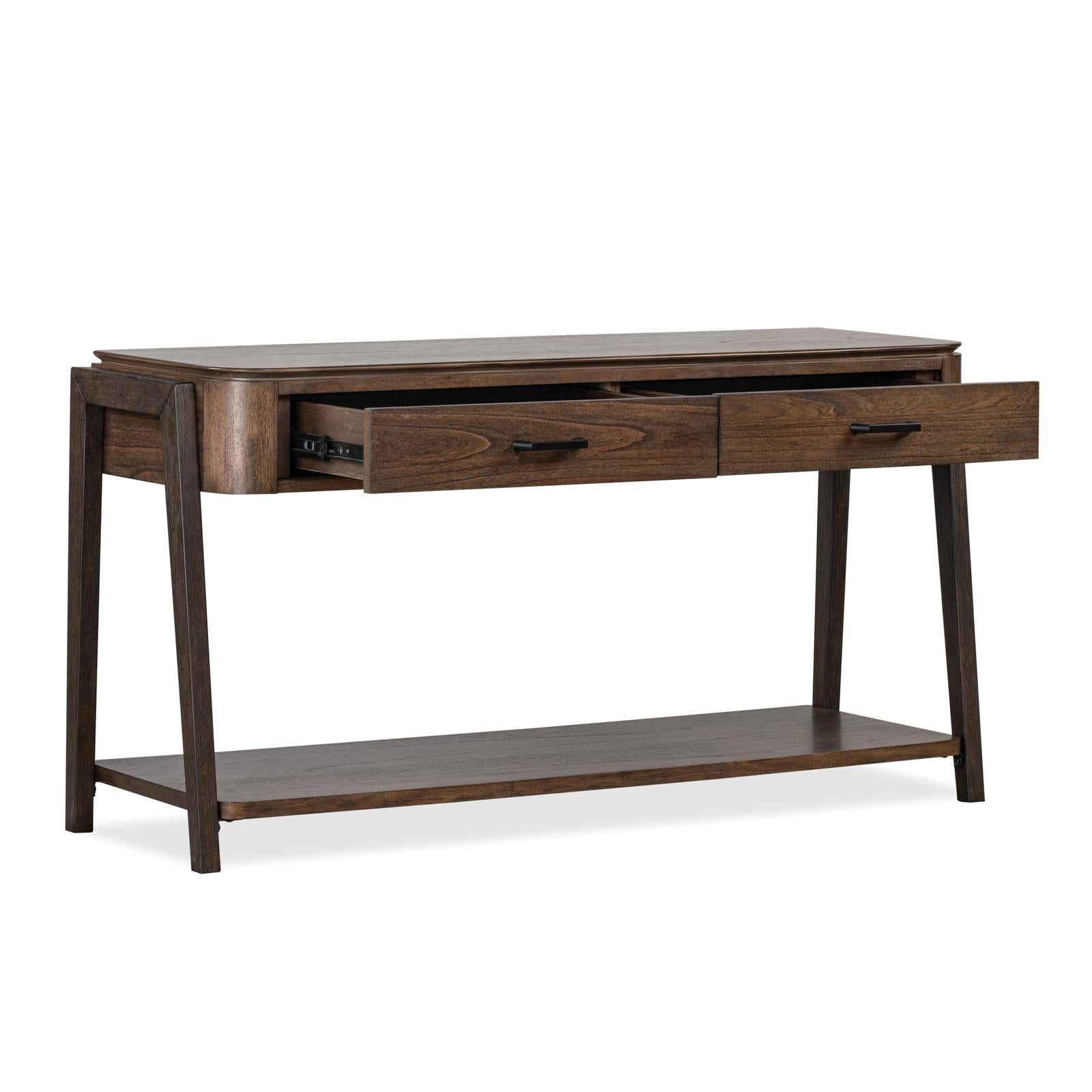 Magnussen Home Hallie Milk Chocolate & Dark Chocolate Rectangular Sofa Table