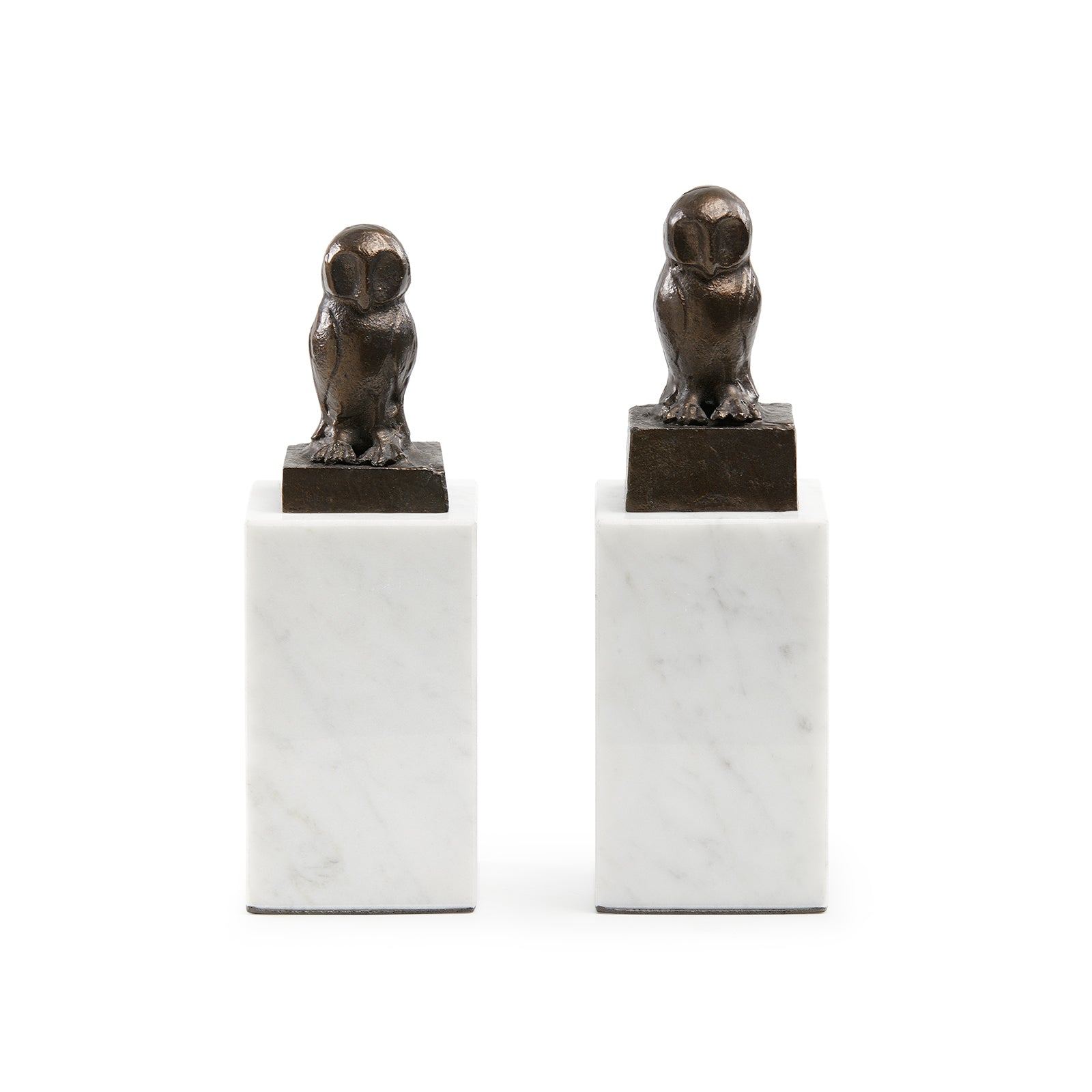 Villa & House Owl Statue - Set of 2