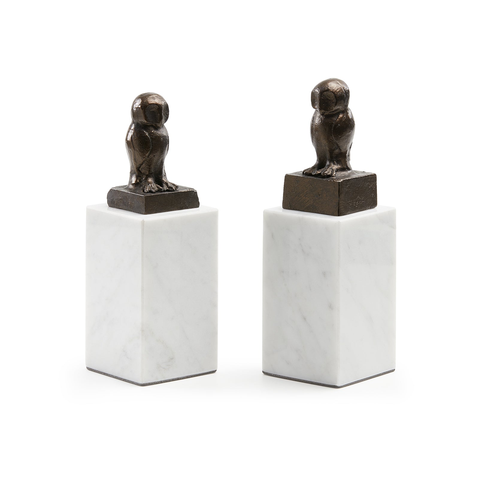 Villa & House Owl Statue - Set of 2