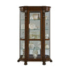 Pulaski Furniture PFC Curios Lighted Curio Curved Front 4 Shelf Cabinet