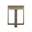 Magnussen Home Wiltshire Sea Shell Rectangular End Table