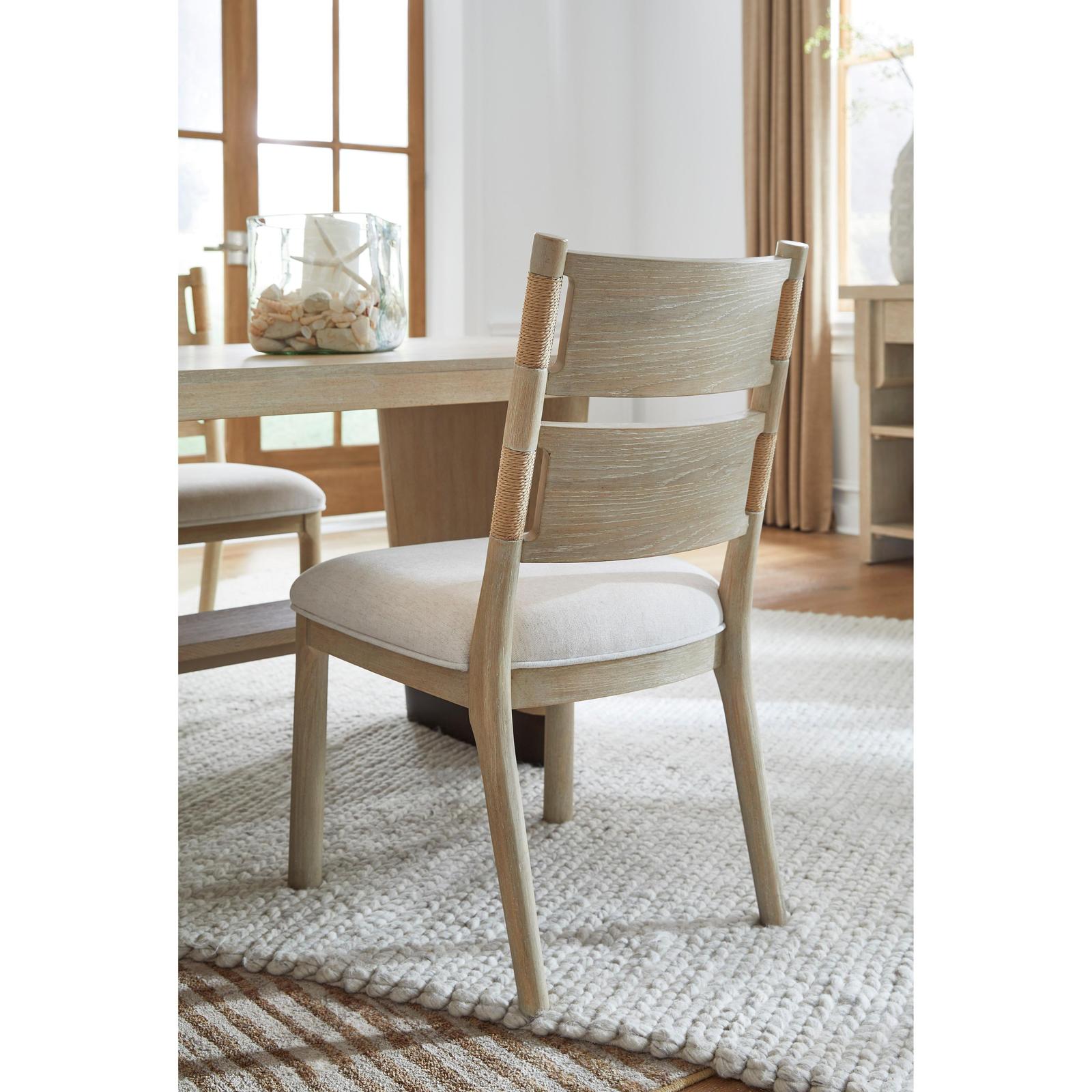 Salt Life Home Sunset Cove Sanibel Brown Upholstered Side Chair Two Pack I