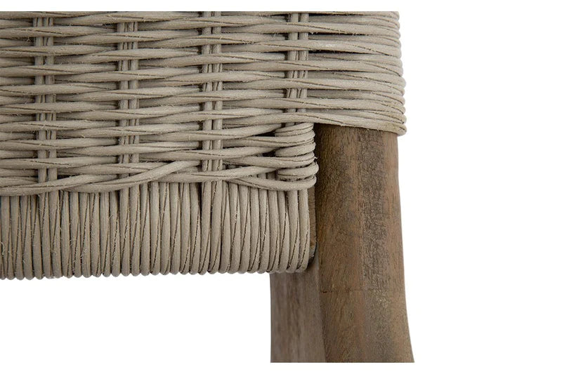 Sunset West Coastal Teak Cushionless Highback Chair