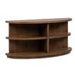 Magnussen Home Oswald Brown Demilune Sofa Table