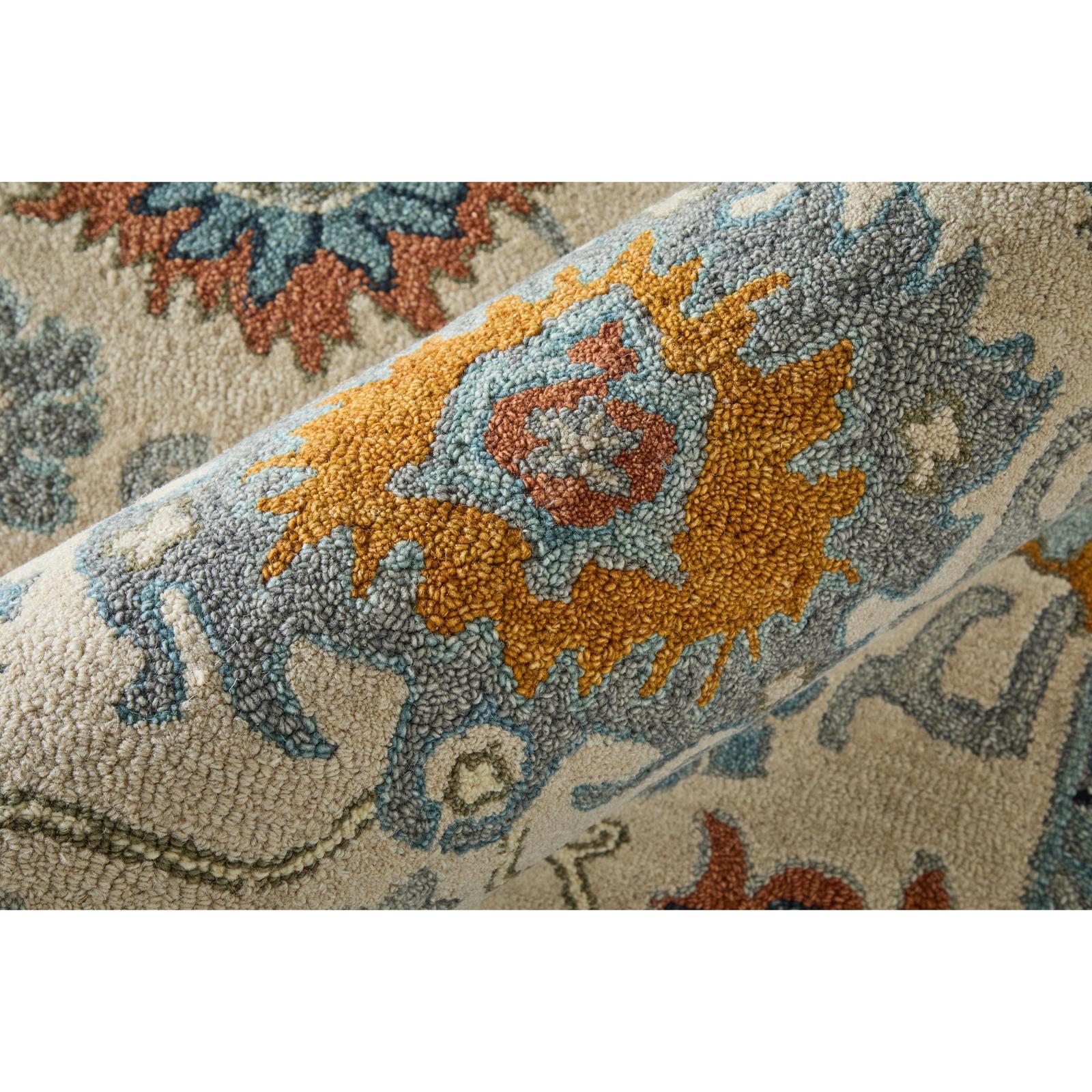 Feizy Springfield 8A46F Traditional Floral & Botanical Rug in Blue/Gray/Ivory