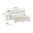 Magnussen Home Willowbrook Egg Shell White Bed