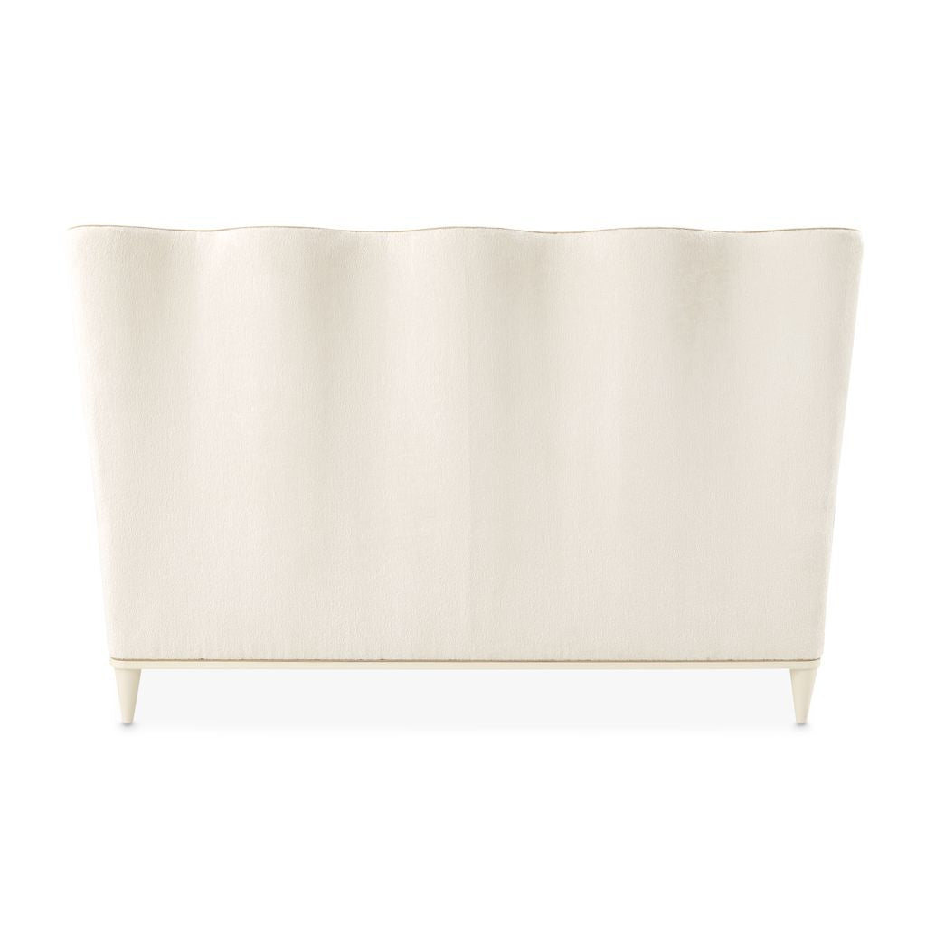 Michael Amini La Terrazza Panel Bed - Creamy Pearl