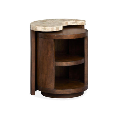 Magnussen Home Mcpherson Burnt Umber End Table