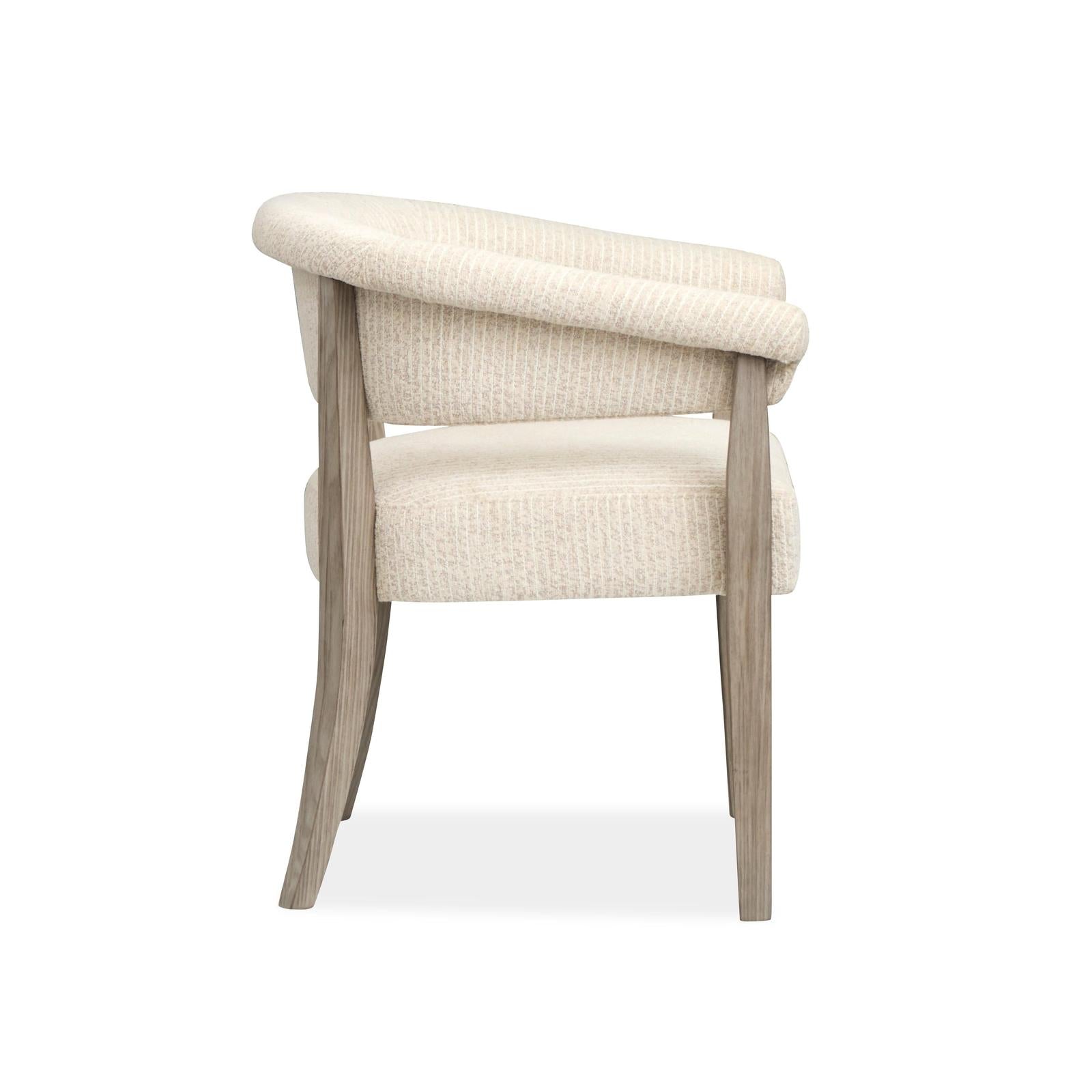 Magnussen Home Braelyn Dorian Grey Upholstered Host Chair Set of 2