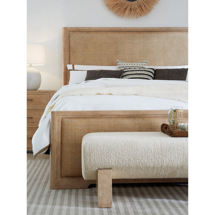Hooker Furniture Retreat Cane Panel Bed