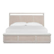 Magnussen Home Cypress Point Sand Dollar Panel Storage Bench Bed