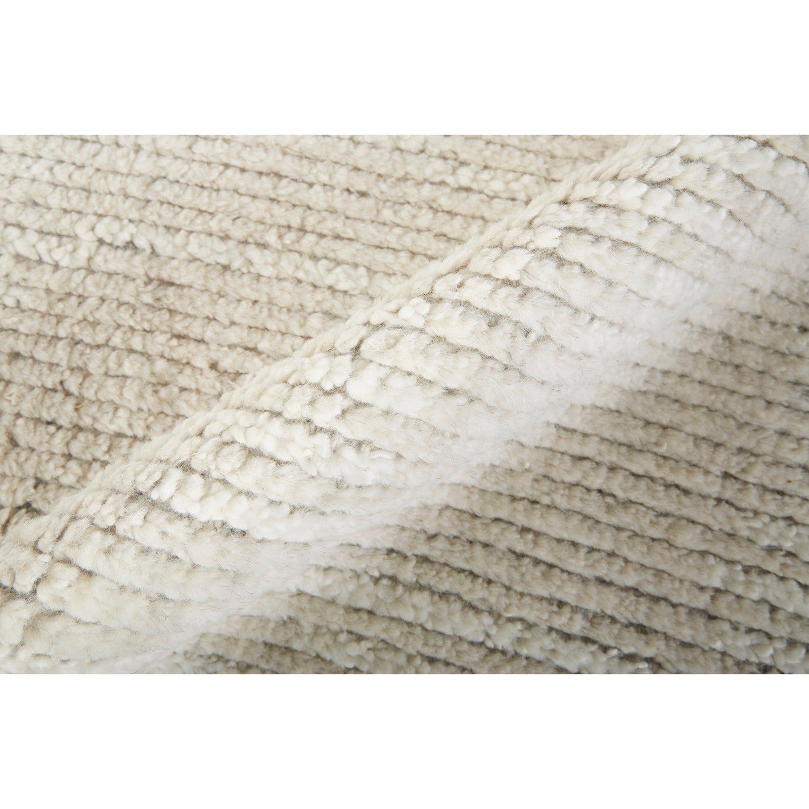Feizy Alford 6922F Modern Solid in Ivory/Tan