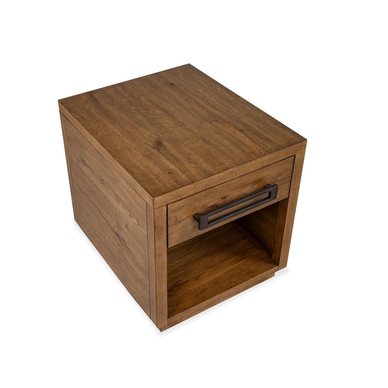 Magnussen Home Marcel Brown Drawer End Table