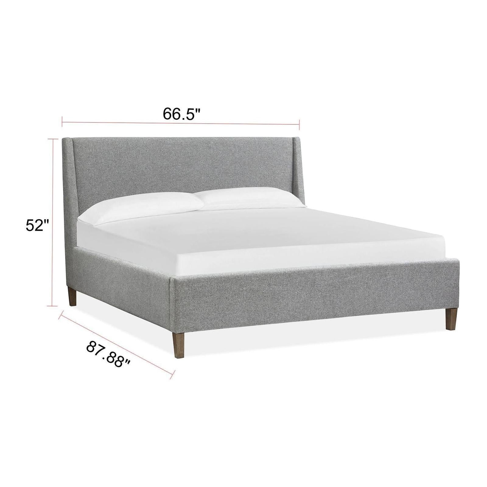 Magnussen Home Lindon Belgian Wheat & Coffee Bean Bed