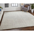 Feizy Alford 6922F Modern Solid in Ivory/Tan