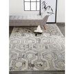 Feizy Micah 3046F Modern Distressed Rug in Gray/Taupe/Silver