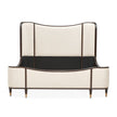 Michael Amini Camellia Field Queen Upholstered Bed - Warm Pecan